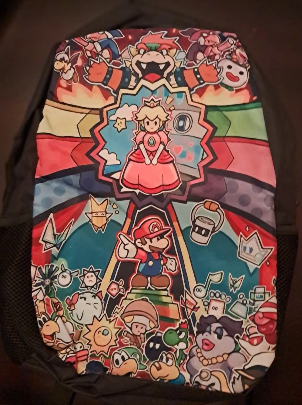 Kids Colorful Video Game Character Backpack - Multicolor